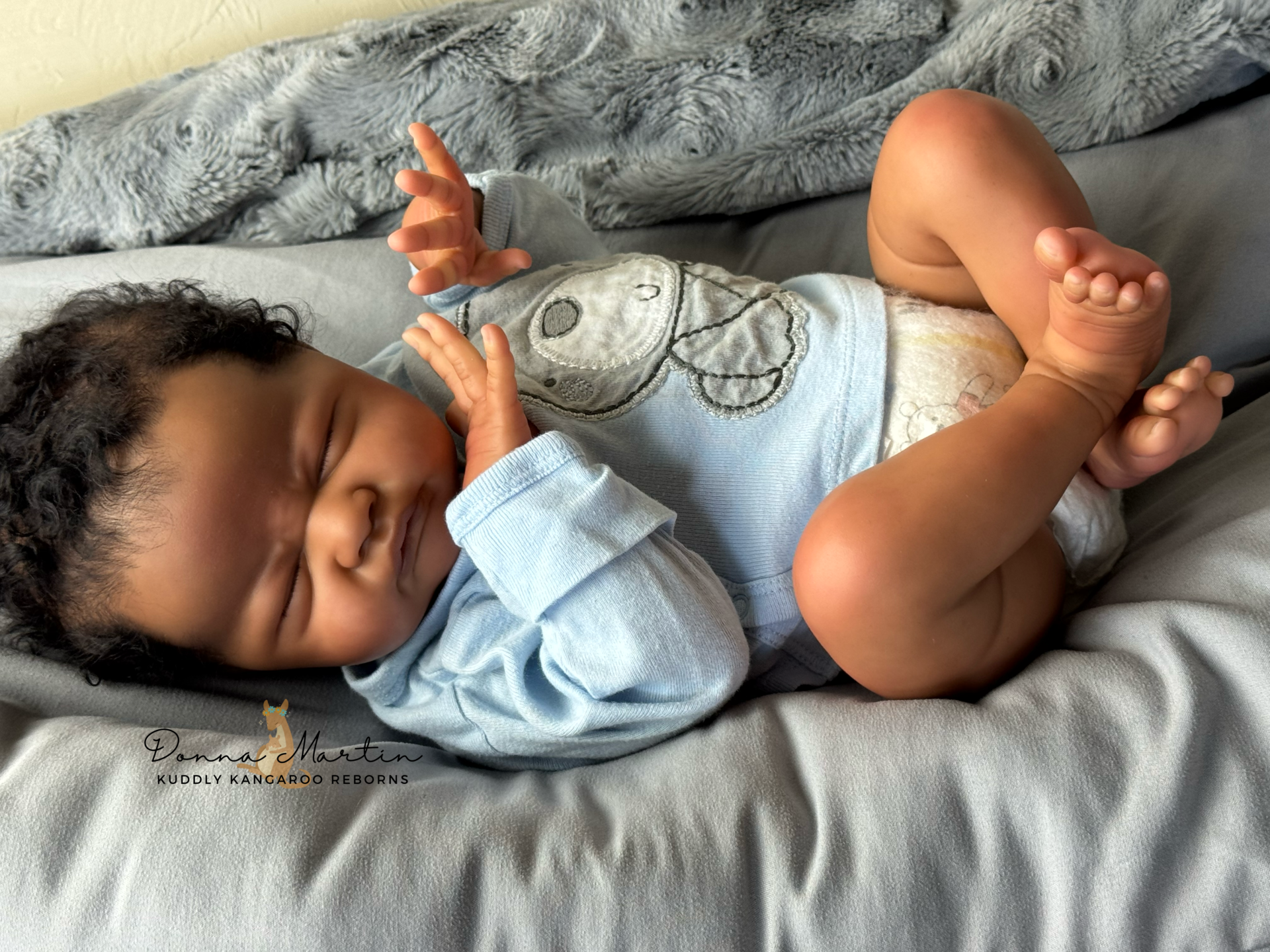 Gracie Mae Asleep Limited Edition Reborn Baby by Laura Lee Eagles - Image 4